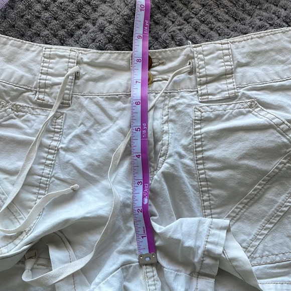 UNIONBAY White 100% Cotton Shorts size 9 - Picture 12 of 12